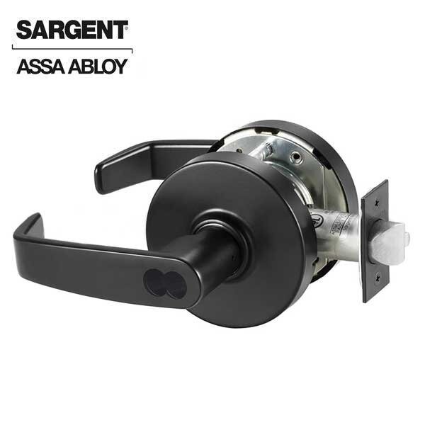 10 Line Series Cylindrical Lock Mechanical Corridor Lock to accept SFIC Core L Trim L Rose Strike Li, Sargent, Mfr#: SRG-28-70-10G54-LL-BSP